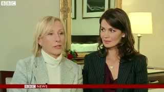 Tennis star Martina Navratilova marries partner Julia [upl. by Dorelle]