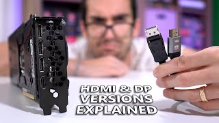 All HDMI and DisplayPort Versions EXPLAINED [upl. by Strenta]