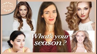 Whats your season  Seasonal color analysis  Justine Leconte [upl. by Nomzzaj]