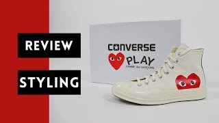 Comme Des Garcons Converse Review  How to Style [upl. by Caitlin]