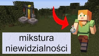 jak zrobić miksturę niewidzialności w Minecraft [upl. by Krasnoff]