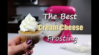 The Best Cream Cheese Frosting  CHELSWEETS [upl. by Yttam]