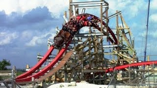 Iron Rattler offride HD Six Flags Fiesta Texas [upl. by Irrej219]