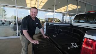 How to use Nissans UtiliTrack cargo system with Pete at Anderson Nissan in Rockford IL [upl. by Asselim]