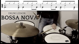 Bossa Nova Drum Lesson [upl. by Maurice]