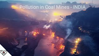 Pollution in Coal Mines  Jharia  Dhanbad Jharkhand [upl. by Joacima313]