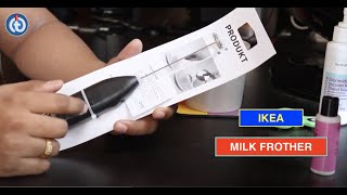 IKEA MILK FROTHER Review amp Battery Installation [upl. by Nitsrik351]