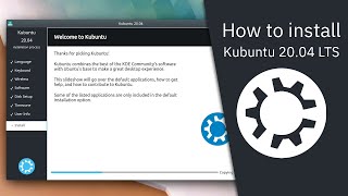 How to install Kubuntu 2004 LTS [upl. by Jariv]