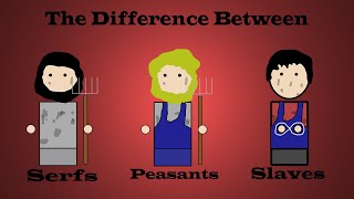 The Difference Between Serfs Peasants and Slaves [upl. by Henni]