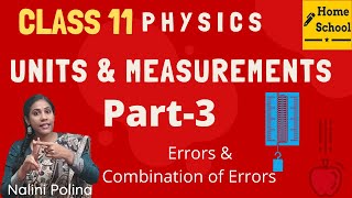 Units and Measurements Class 11  Chapter 2 Physics  CBSE JEE NEET Part3 [upl. by Ekusuy]