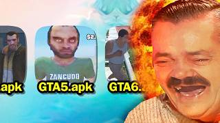 Trying to download GTA 5 on Mobile Bad Android Games [upl. by Dnesnwot]