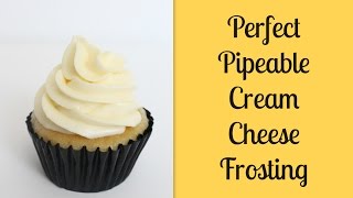 Perfectly Pipeable Cream Cheese Frosting [upl. by Farmann]