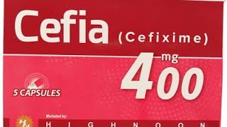 Cefia400 mg  Cefixime [upl. by Bethel]