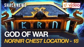 God of War Nornir Chest 18  Midgard  Tyrs Temple [upl. by Ttenneb781]