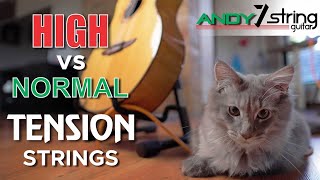 High Vs Normal Tension Classical Guitar Strings [upl. by Alleon317]