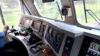 IRFCA Inside Rajdhani Express Locomotive Ultimate Cab Ride in WDP4D Engine [upl. by Ayet455]