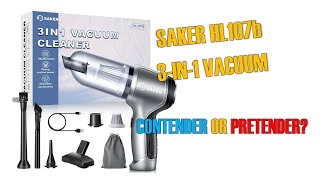 Saker 3in1 Cordless Vacuum Review HL107B [upl. by Baptlsta]