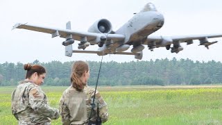 A10 Thunderbolt II Weapons Loading Fueling Landing WarthogThunderbolt II US Air Force [upl. by Zirtaeb2]