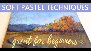 Soft Pastel Techniques for Beginners  4 Painting Demos [upl. by Lenox]