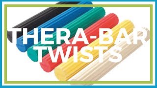 TheraBand FlexBar Resistance Twists  Wrist Physical Therapy [upl. by Abbotson]