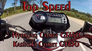 TOP SPEED COMET GT650 [upl. by Jary]