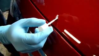 Car Touch Up Paint Application Guide [upl. by Ahsoyem6]