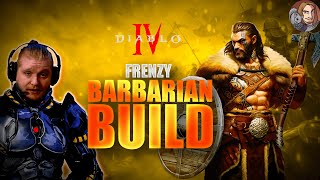 Diablo IV  Frenzy Barbarian Build With Earthquakes [upl. by Linson]