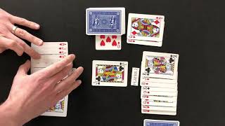 How To Play Pinochle 2 Players [upl. by Woodward]