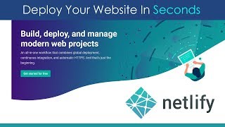 Deploy Websites In Seconds With Netlify [upl. by Felicie]