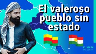 🌏HISTORIA del PUEBLO KURDO el Kurdistán en 13 minutos🌏  El Mapa de Sebas [upl. by Erdnassac428]