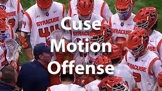 Cuse Motion Offense  Lacrosse  POWLAX [upl. by Asirram779]