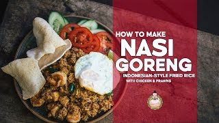 Nasi Goreng  Indonesian Fried Rice  Fried Rice Friday 3 [upl. by Aleekahs840]