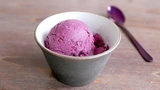 Blueberry Ice Cream  Cuisinart ICE100  was Kitchen [upl. by Elatia]