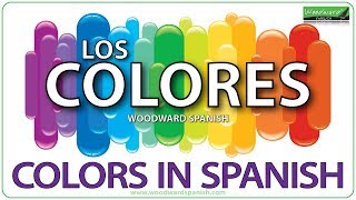 Colors in Spanish  Los colores en español  Learn Spanish Vocabulary [upl. by Ylecic]