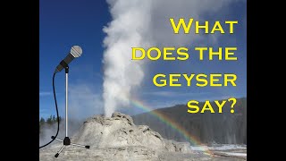 Talking Geyser Yellowstone Volcano Update May 2023 [upl. by Bellina]