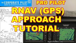 RNAV GPS Approach Tutorial  Microsoft Flight Simulator  PC and XBOX [upl. by Allac]