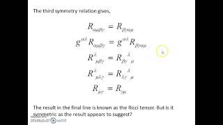 Ricci Tensor and Scalar [upl. by Iglesias562]