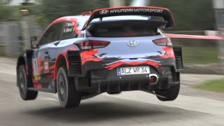 Thierry Neuville at Rally Legend 2019  Hyundai i20 WRC Launch Control Donuts Jumps amp More [upl. by Ias]