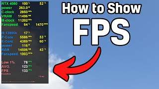 How to Show FPS in Games  FPS GPU CPU Usage [upl. by Guod897]