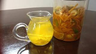 How to make ginger lemon honey tea easy way [upl. by Acirdna]