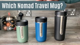 Which Nespresso Nomad Travel Mug is Best  Small Medium or Large  Alto  Comparison and Review [upl. by Airdnax]