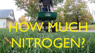 HOW TO calculate Nitrogen rates in GRANULAR Fertilizer [upl. by Vonnie]