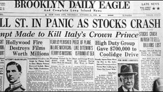 24th October 1929 Wall Street Crash begins on Black Thursday [upl. by Haisa]