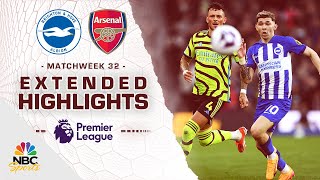 Brighton v Arsenal  PREMIER LEAGUE HIGHLIGHTS  462024  NBC Sports [upl. by Norahs]