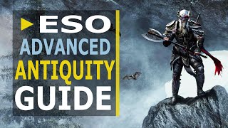 ESO Advanced Antiquities Guide  BEST way to ExcavateScry amp Level [upl. by Reiko]