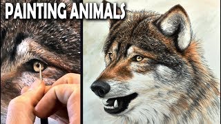 A Different Way To Paint Beautiful Animals [upl. by Airreis]