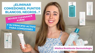 ¿ELIMINAR COMEDONES PUNTOS BLANCOS NEGROS  REVIEW CLENANCE AVÈNE SU ACTIVO PARA COMEDONES [upl. by Wylma395]