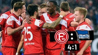 Fortuna Düsseldorf vs Hertha BSC  41 [upl. by Gitt626]