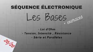 ELECTRONIQUE  LES BASES  EP0 [upl. by Annayt864]