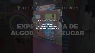 Maquina expendedora de algodón de azucar 🍭🧸  Idea de negocio 72 [upl. by Imelda]